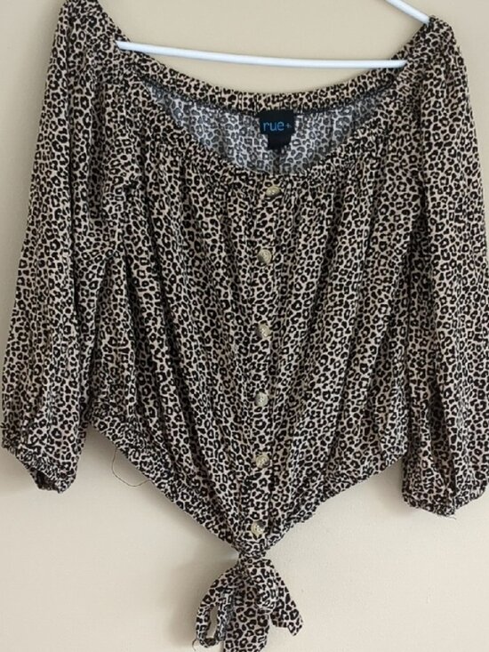 Tops - Animal Print Shirt